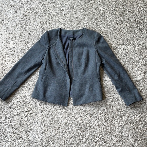 Talbots Petites zip up blazer - size 8p - Picture 2 of 6